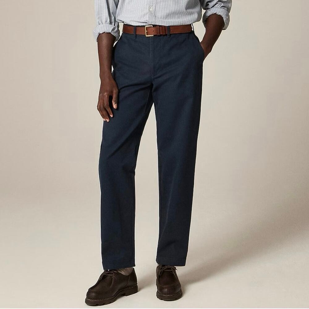 J.Crew Men's Classic Chino Pant Storm Navy Size 34x32 NWT